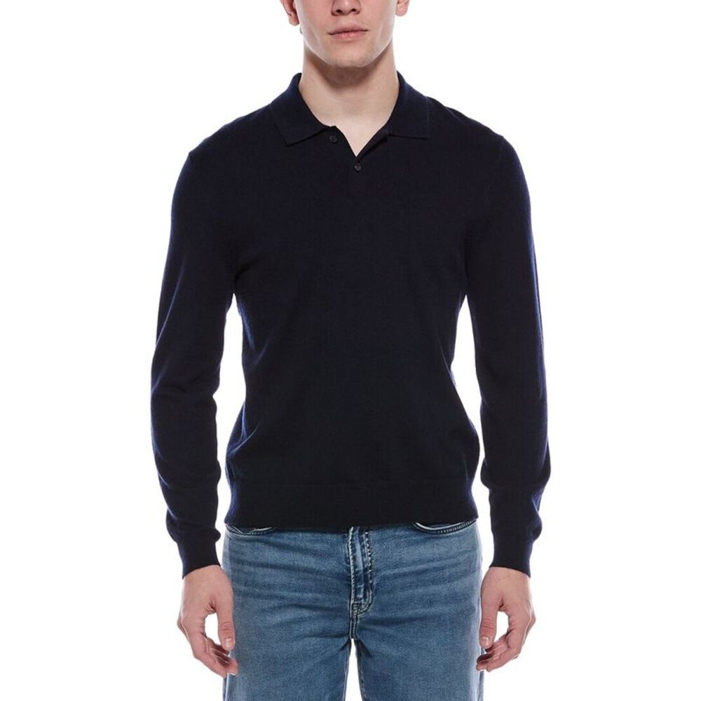 Theory Mens  Goris Cashmere Polo Shirt, Green